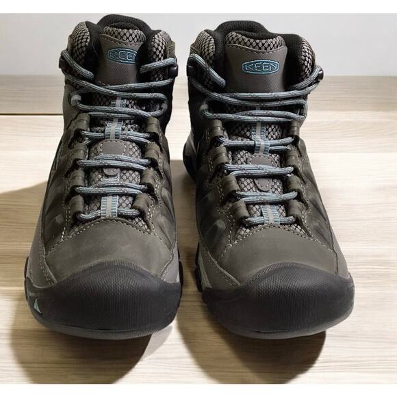 Keen Targhee III Waterproof Mid Hiking Boots - Women's 6.5 blue/gray - Picture 2 of 6